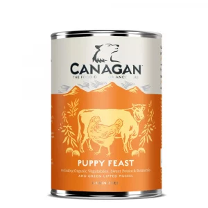 Canagan latas de comida para perros festín para cachorros
