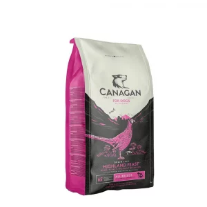Canagan Perro Festín de las Highlands elaborado a base de pato, pavo, faisán y salmón