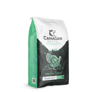 Pienso Canagan para perros pequeños elaborado en pavo compero prodental con PlaqueOff