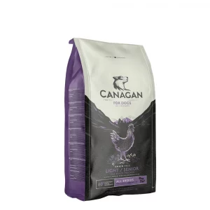 Pienso Canagan pollo campero light & Senior para perros con sobrepeso o edad avanzada