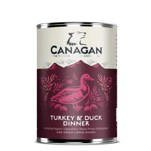Canagan perro latas de pavo y pato