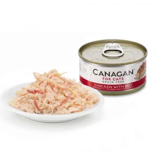Canagan Lata para gatos de Pollo con ternera 75g
