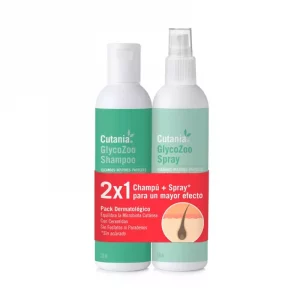 Vetnova Cutania GlycoZoo Pack es una solución limpiadora y dermatológica