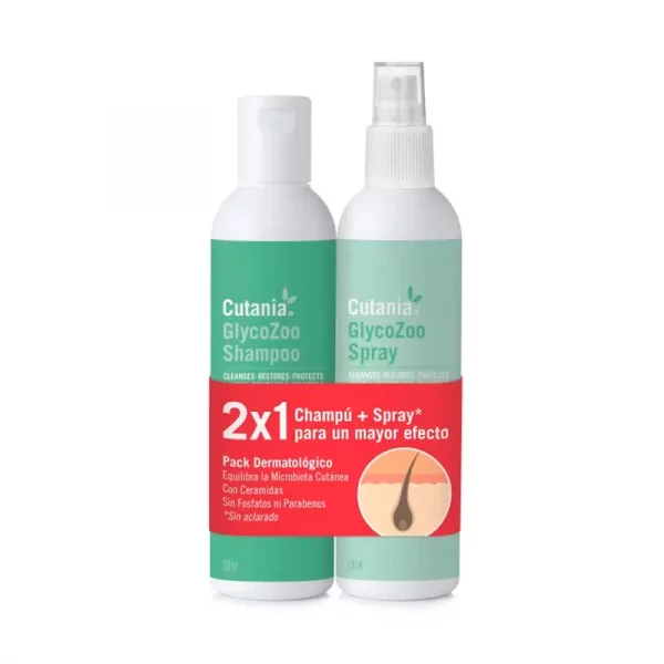 Vetnova Cutania GlycoZoo Pack es una solución limpiadora y dermatológica