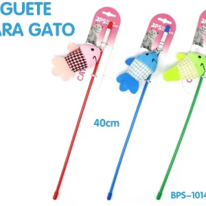 Juguete para Gato punta con Peces 40 cm