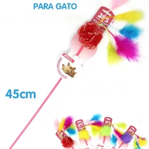 Juguete para Gato tipo Pluma 45cm
