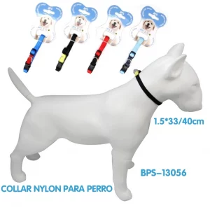Collar de Nylon para Perro 1,5x33-40cm