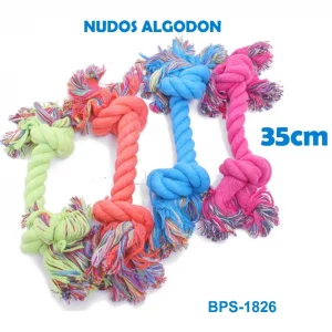 Juguete de Cuerda tipo Nudo S de Algodón Forma de Hueso 35 cm