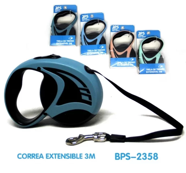 Correa de Paseo para Perro Extensible 3m tipo trineo