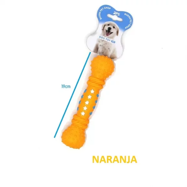 Juguete de Látex para perro 19cm naranja