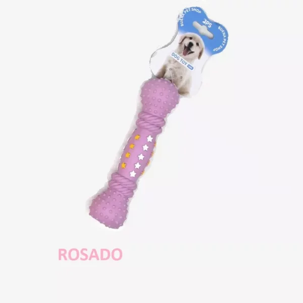 Juguete de Látex para perro 19cm rosado