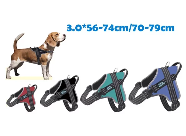 Arnes para perro XXL 3x56-74-70-79 cm