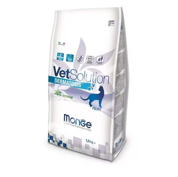 Bolsa Monge VetSolution FELINE DERMATOSIS 1,5kg