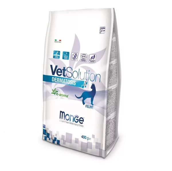 Bolsa Monge VetSolution FELINE DERMATOSIS 400g