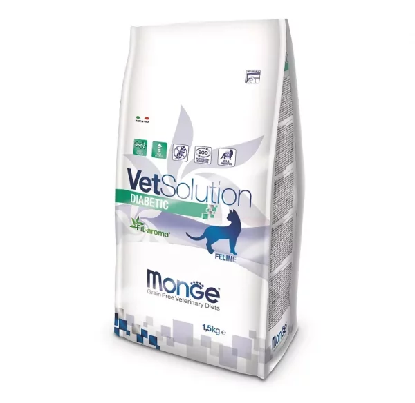 Bolsa Monge VetSolution FELINE DIABETIC 1,5kg