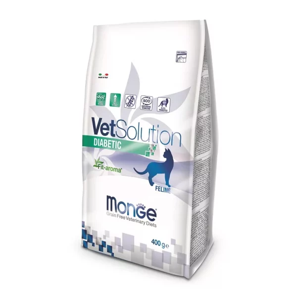 Bolsa Monge VetSolution FELINE DIABETIC 400g