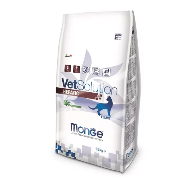 Bolsa Monge VetSolution FELINE HEPATIC 1,5kg