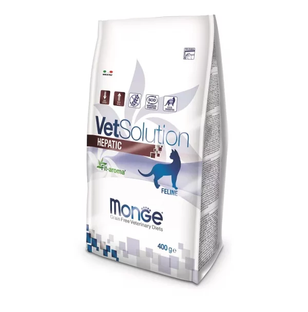Bolsa Monge VetSolution FELINE HEPATIC 400g
