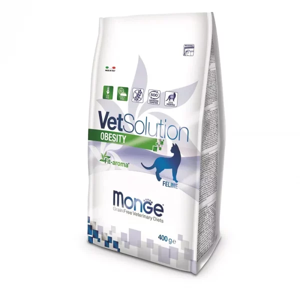 Bolsa Monge VetSolution FELINE OBESITY 400g
