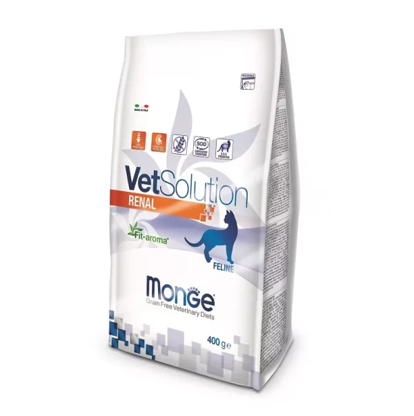Bolsa Monge VetSolution FELINE RENAL 400g