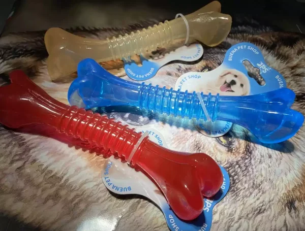 huesos goma tres colores