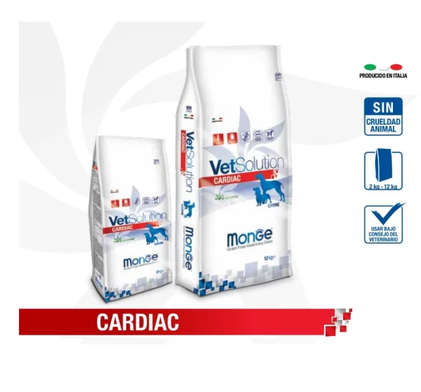 Bolsas Monge VetSolution CANINE CARDIAC 2kg-12kg